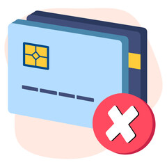 Payment Failed Illustration Transaction Declined Error Screen