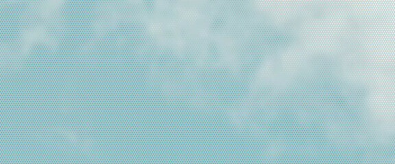 retro sky pattern on old paper background. raster vintage clouds