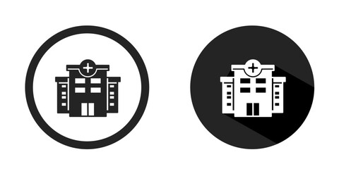 Medical logo. Medical icon vector design black color. Stock vector.