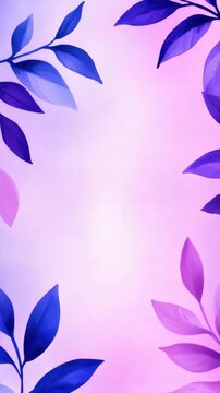 Vibrant Purple and Pink Leaf Pattern for Backgrounds or Textiles