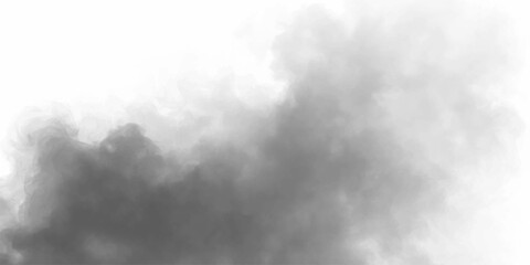 Naklejka premium Dark fog PNG swirls in thick, dramatic layers. Wispy edges fade naturally. Ideal overlay for gothic, horror, or cinematic designs.