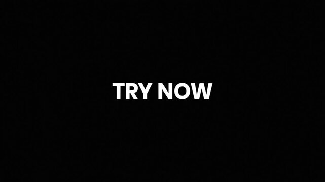Try Now Liquid Glitch Text Animation 4K for Product Trial and Demo Promotion