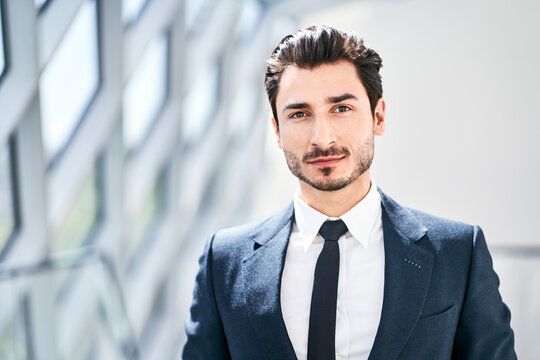 Portrait of confident young businessman