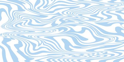 Obraz premium Abstract background seamless pattern with colorful waves. Trendy vector illustration in retro psychedelic style