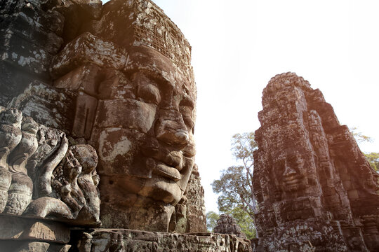 Cambodia, Angkor Wat, Angkor Thom, Bayon temple