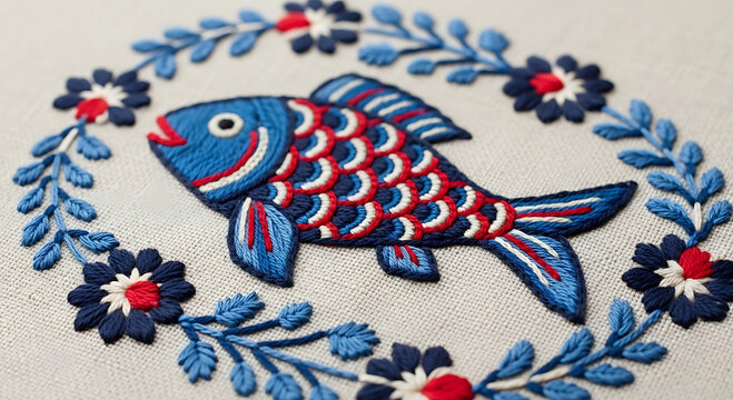 Textura bordada de estilo vintage para portadas de libros