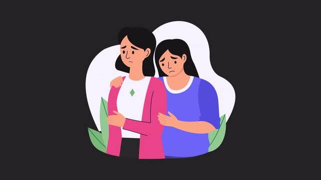 Lonely Partner  2D Animation Alpha Channel		