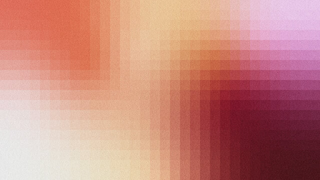 A modern abstract background featuring a soft grid overlay, warm gradient tones from terracotta to deep burgundy, and a subtle grainy texture.
