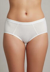 白い下着の明るい写真でシンプルな美しさを表現する