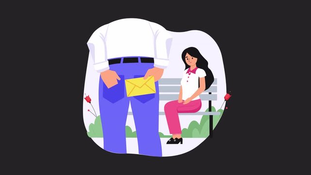 Caught Cheating  2D Animation Alpha Channel		