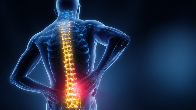 医療イメージ 　腰の痛み