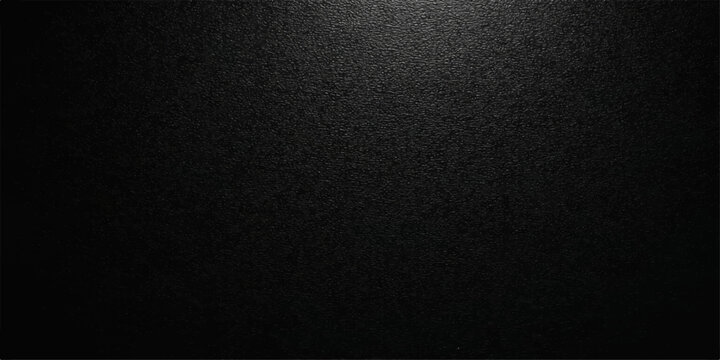 A dark macro texture of rough black leather material features a vintage grunge pattern on a grey textile surface for a versatile backdrop wallpaper