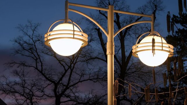  Es wird immer dunkler und die Lampen fangen an zu leuchten