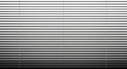 Obraz premium Close up of metal window blinds with striped texture