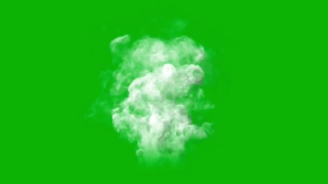 Green Screen Smoke Effects Collection for VFX Chroma Key Compositing with Realistic Vapor Examples Video Footage