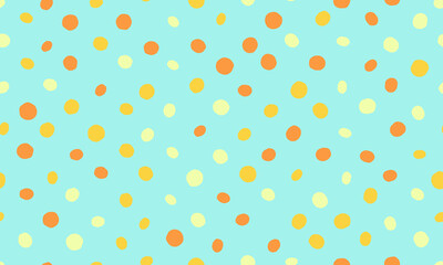 Cheerful pastel polka dot pattern. Perfect for kids designs, websites, textiles, or branding projects needing a fun, playful vibe.