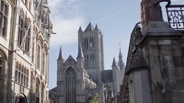 Majestic Saint Nicholas' Church Ghent Belgium
