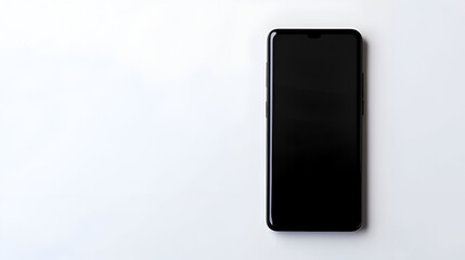 Naklejka premium mobile phone with blue screen