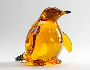 ガラスで出来たペンギン