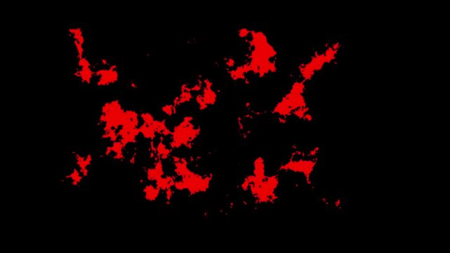 Abstract paint brush stroke, drawing a frame. Paint brush stroke frame drawing pack. paint brush strokes wiping from left to right. Part of the frame painted with a brush on the alpha channel.