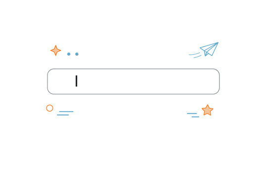 Cursor blinking moments. Close-up of a computer screen with a single blinking cursor in an empty text field. Visual metaphor for beginnings, blank thoughts,