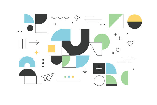 Generative pattern aesthetics. Clean abstract background built from modular forms and subtle variations, visualizing code-based repetition