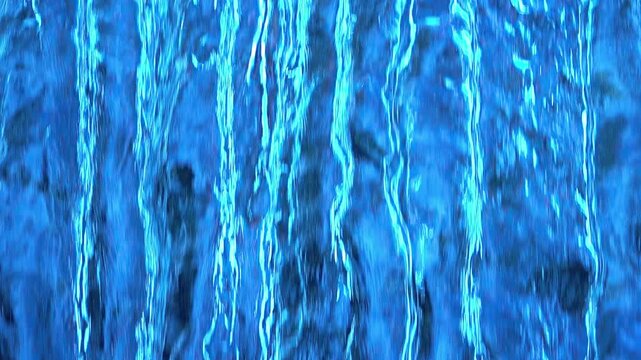 Waterfall Super Slow Motion x8 Loop Blue