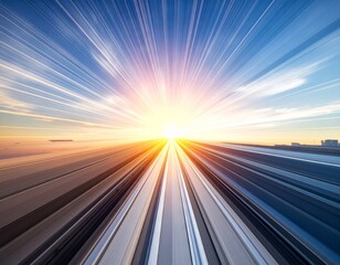 キラキラ　集中線