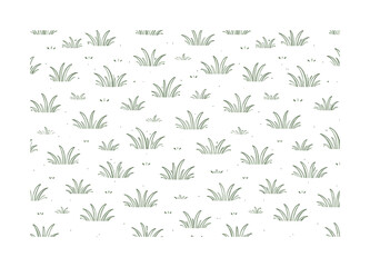 Obraz premium Soft lawn grass texture. Uniform grass shapes with slight variation in height and spacing, creating a tidy yet natural surface. Calm,