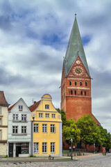 Fototapeta premium Church of John the Baptist, Luneburg, Germany