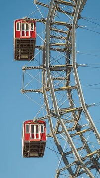 Vienna Prater the Giant Wheel Riesenrad