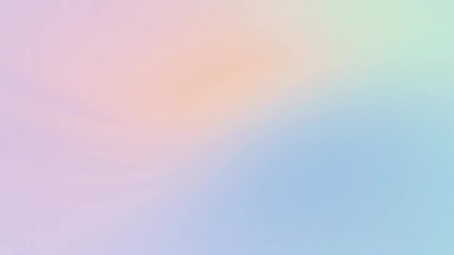 Soft pastel color gradient background with blended hues of purple, peach, and teal