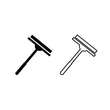 Labor day razor blade cleaning tools set Vector