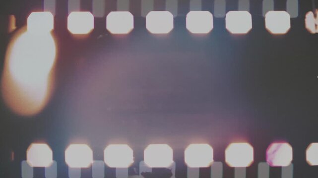 Film Projector Transitions Fading To Black