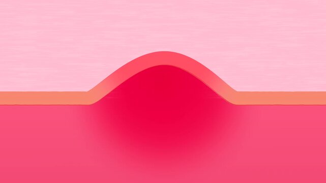 D Animation of Pimple Growth &ndash; Inflamed Acne with Pus Close-Up