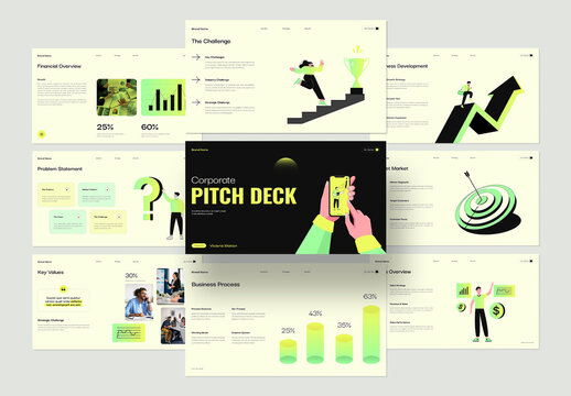 Corporate Pitch Deck Presentation Template