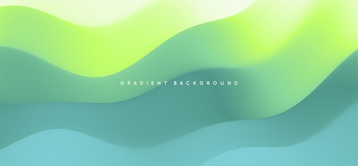 Obraz na płótnie Canvas Abstract wavy background. Vector illustration for brochure, poster, presentation, cover, screen, flyer or banner.