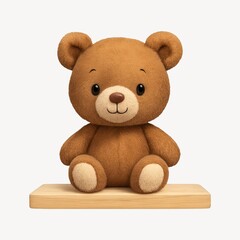 Obraz premium Cute plush teddy bear toy