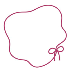 ふにゃふにゃわくリボンつき