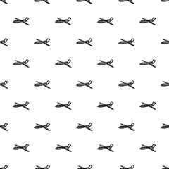 Fototapeta premium Drone aircraft silhouettes creating a repeating pattern for technology and security concepts