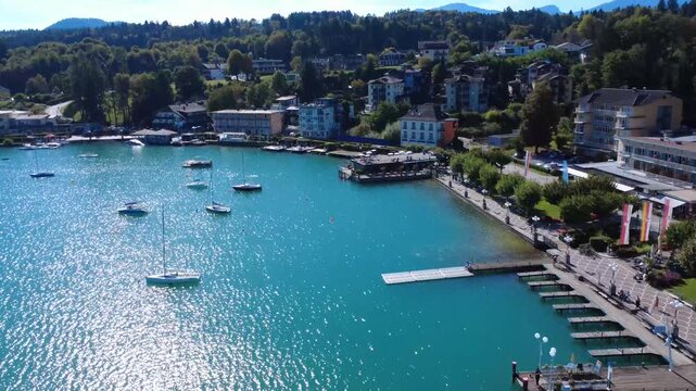 Yachten und Boote am W&ouml;rthersee