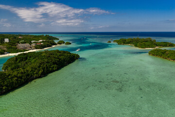 石垣島川平湾（ドローンによる空撮）