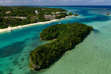 石垣島川平湾（ドローンによる空撮）