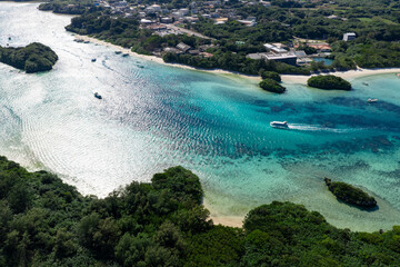 石垣島川平湾（ドローンによる空撮）