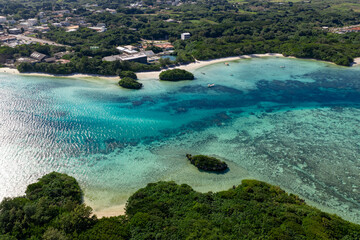 石垣島川平湾（ドローンによる空撮）