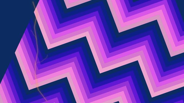 Vibrant purple and pink chevron pattern on dark blue background ino (6)