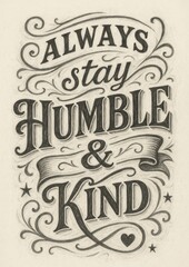 Obraz premium Inspirational vintage typography art