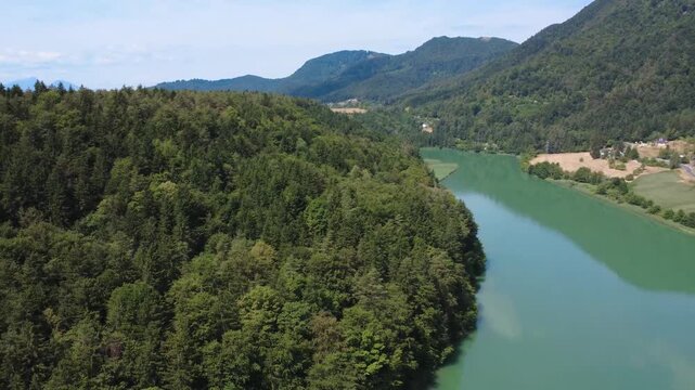 Fluss Drau bei Soboth in K&auml;rnten