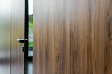 Obraz premium Director office door, business company leader, goal achievement, strong leader