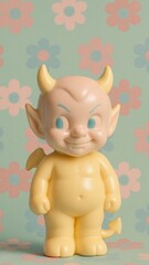 Fototapeta premium Cute devil toy wallpaper for mobile